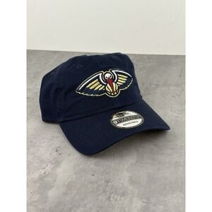 Men's New Era Navy New Orleans Pelicans Team 2.0 9TWENTY Adjustable Hat